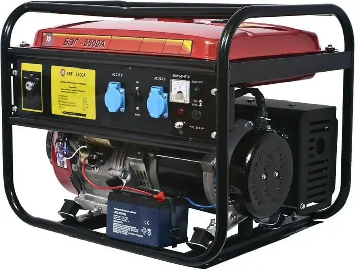 Бензиновый генератор Калибр БЭГ-5500А – фото товара