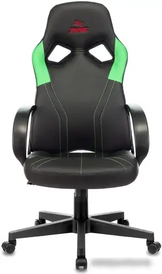 Кресло Бюрократ Zombie Runner (черный/зеленый) – фото товара