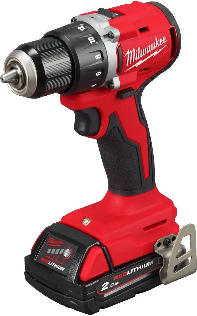Дрель-шуруповерт Milwaukee M18 M18BLDDRC-202C 4933492833 (с 2-мя АКБ 2 Ач, кейс) – фото товара
