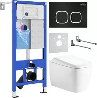 Унитаз подвесной Roxen StounFix Dual Fresh 968515 - изображение в каталоге