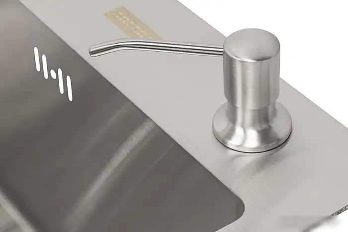 Кухонная мойка ARFEKA ECO AR 500*500 + коландер AR 001 + AR DS 11 SATIN - фото товара