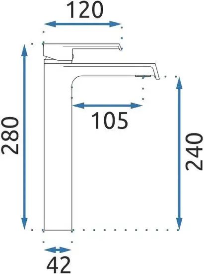 Смеситель Rea Hass B9966 (черный) - фото товара
