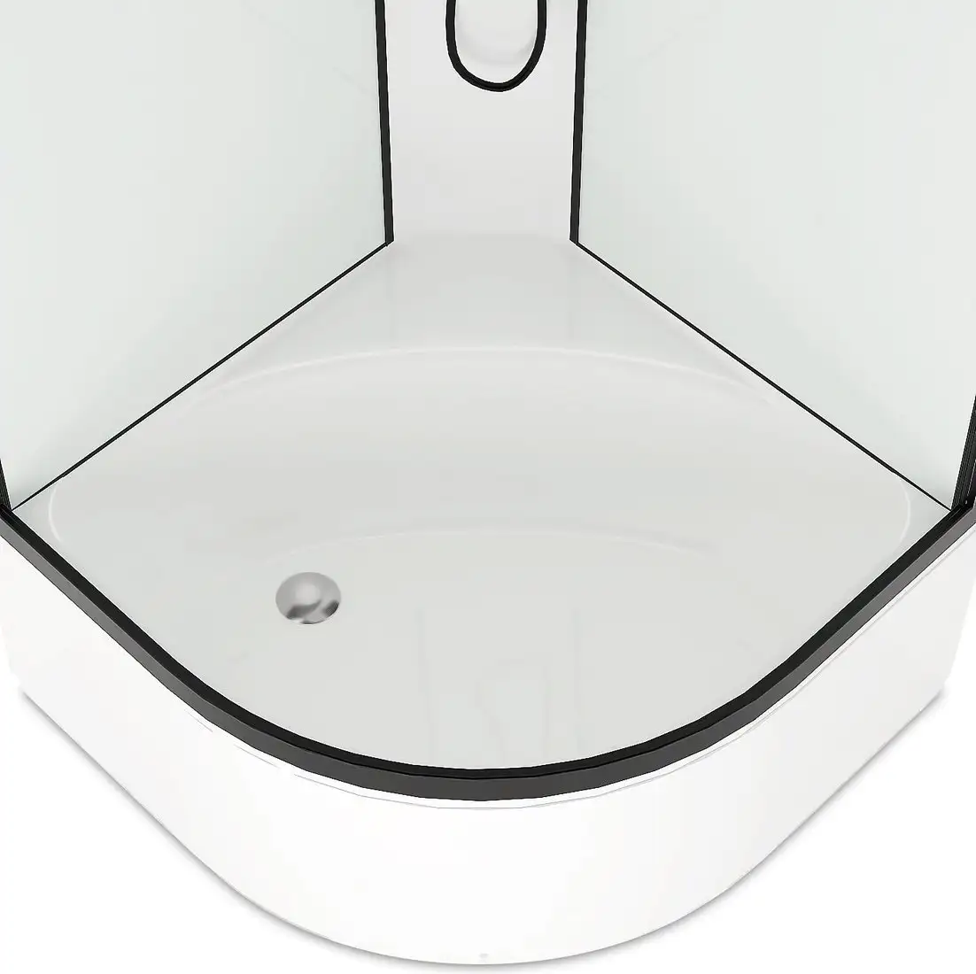 Душевая кабина Domani-Spa Delight Slim 99 High 90x90 DS01DS99HWM00.Gt-Black - фото товара