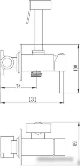 Смеситель Haiba HB5512 (хром) - фото товара