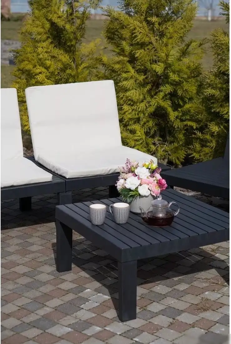 Набор садовой мебели Ipae Progarden MOL05CCA (антрацит)