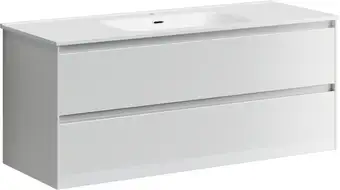 Sancos Тумба под умывальник Cento CN120-1W (белый глянец)
