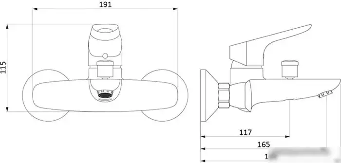 Смеситель RedBlu Origin Bit 771000300 - фото товара