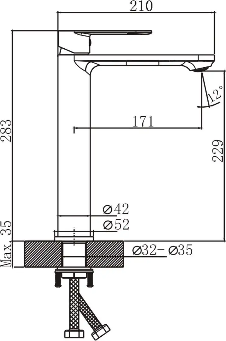 Умывальник Lauter 21518-1 + Moon 21СК8691BS - фото товара