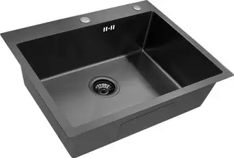 Кухонная мойка ARFEKA Eco AR PVD Nano 70x50 (черный) - изображение в каталоге