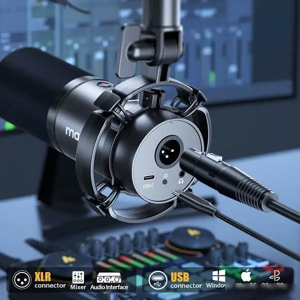 Проводной микрофон Maono PD200X (черный) – фото товара