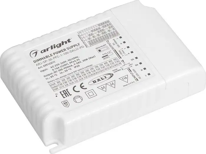 Блок питания Arlight ARJ-SP-30-PFC-1-10V-DALI2-PD 025122(1) – фото товара