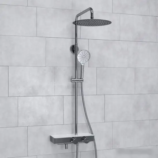 Душевая система Wasserkraft A113.116.127.CH Thermo - фото товара