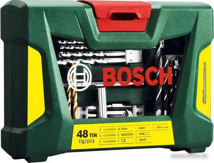 Универсальный набор инструментов Bosch V-Line Titanium 2607017314 48 предметов – фото товара