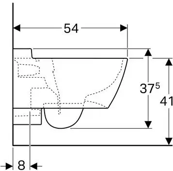 Унитаз Geberit Xeno2 Rimfree 500.500.01.1 - фото товара
