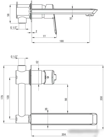 Смеситель Deante Arnika Titanium BQA D54L - фото товара