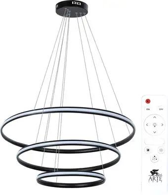 Подвесная люстра Arte Lamp Meridiana A2198SP-3BK – изображение в каталоге