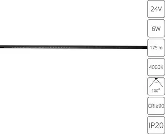 Трековый светильник Arte Lamp Presto A6230PL-1BK – изображение в каталоге