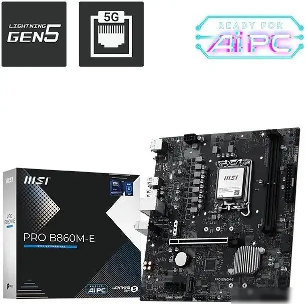 Материнская плата MSI Pro B860M-E – фото товара