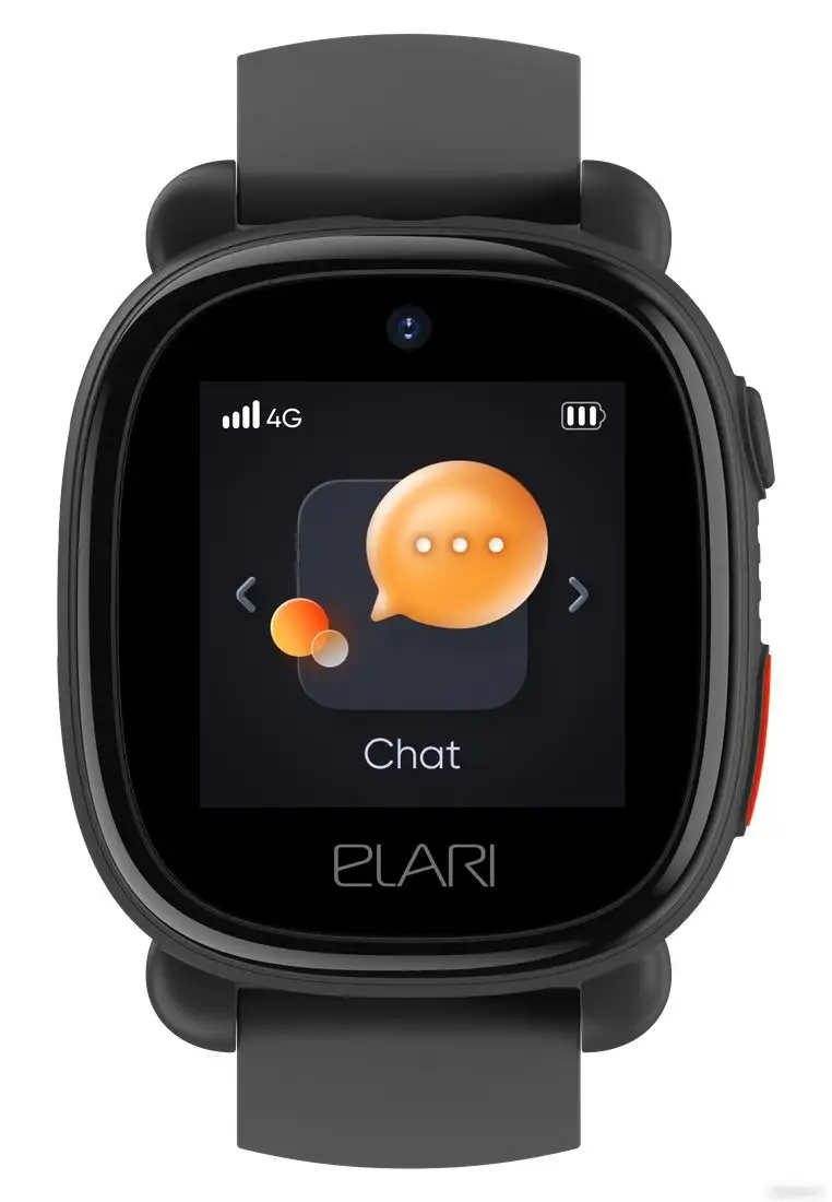 Детские умные часы Elari KidPhone 4G Lite (черный) – фото товара