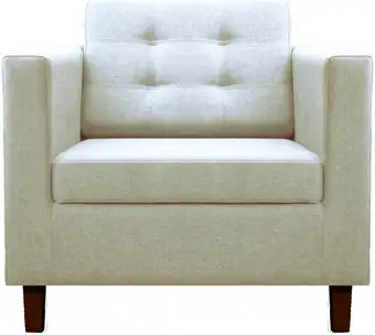 Интерьерное кресло Brioli Дилли клетка Д (J1/кремовый/опоры темные) – изображение в каталоге