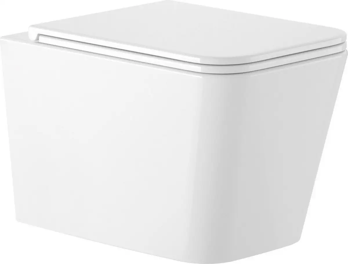 Унитаз подвесной Saniteco KW-9004W + Marberg 410 SE CR + Marberg 410 - фото товара