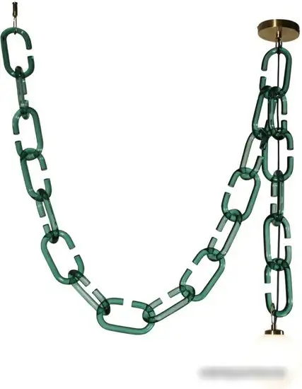 Подвесная люстра LOFT IT Chain 10128C Green – фото товара