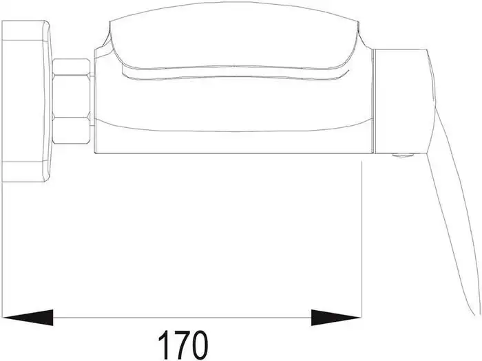 Смеситель Rose R1102H - фото товара