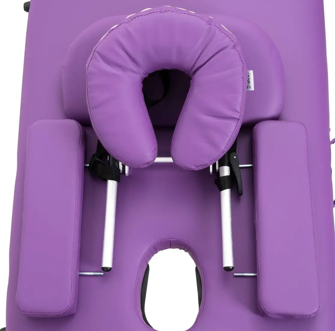 Массажный стол Atlas Sport складной 2-с 60 см деревянный (фиолетовый) – фото товара