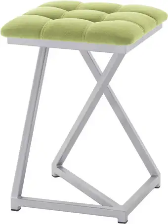 Табурет AMC Comfort 9.5.11 (ткань, фисташковый/серебристый – изображение в каталоге