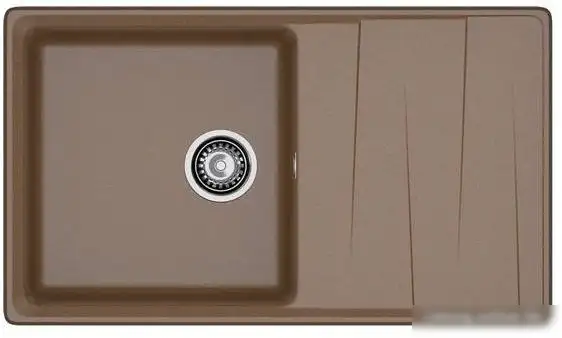 Кухонная мойка GranFest GF-LV-860L (терракот) - фото товара