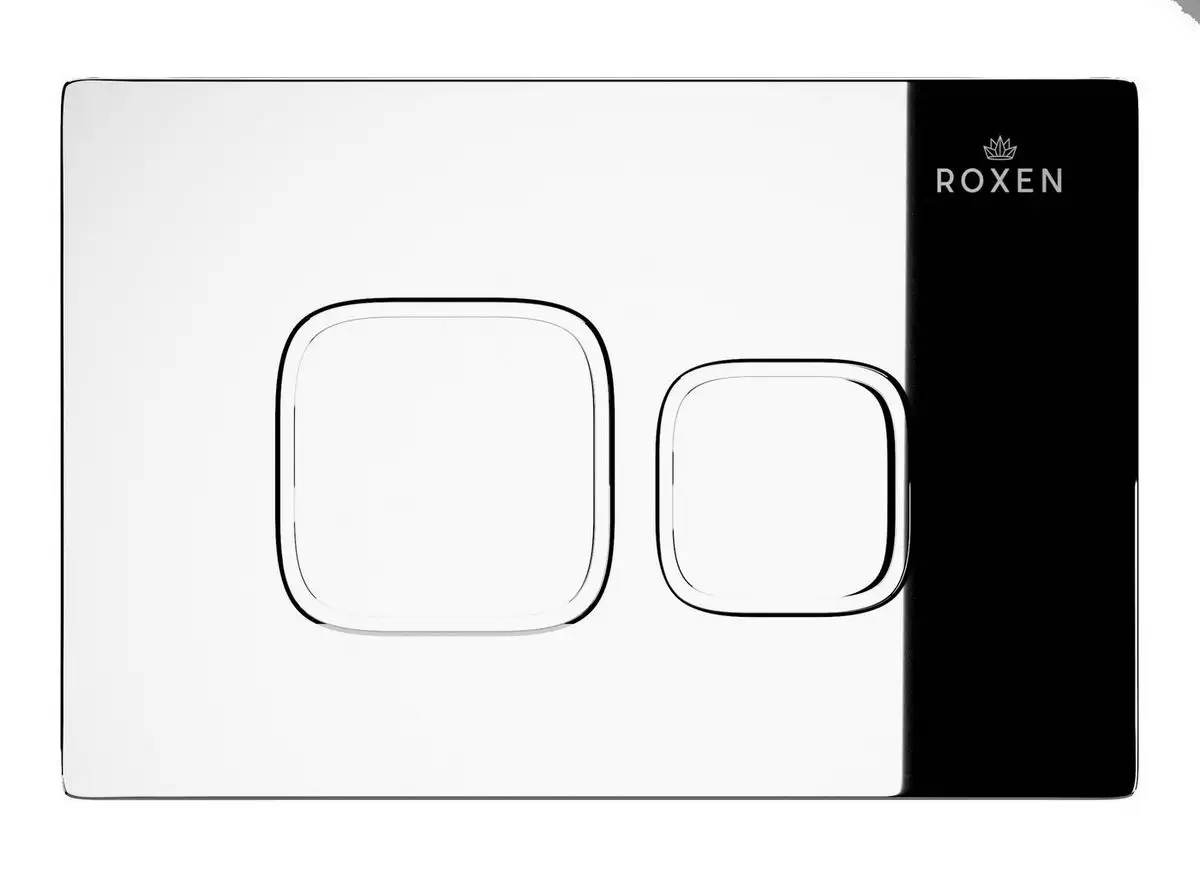 Унитаз подвесной Roxen Vine Tornado в комплекте с инсталляцией StounFix Dual Fresh 6 в 1 979016 (кнопка: хром глянцевый) - фото товара