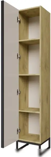 Mixline Шкаф-пенал Окленд Лофт L 553258 (дуб мелфорд) – фото товара