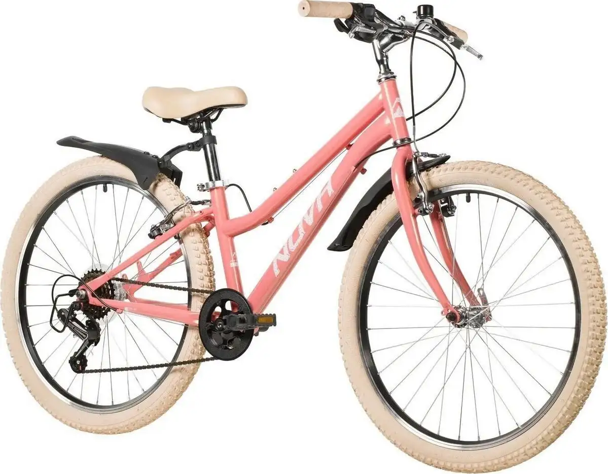 Детский велосипед Novatrack Jenny 24 24SHV.JENNY.12CRL6 (коралловый) – фото товара