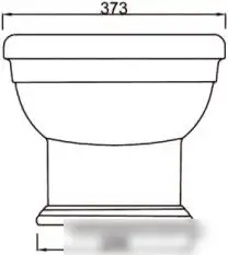 Биде BelBagno Boheme BB115BH - фото товара