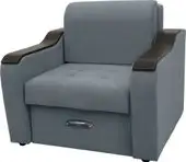 Кресло Сириус Лидер-3 НПБ 105x110 (Eva 32 велюр серый) – изображение в каталоге