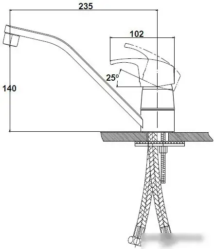 Смеситель Kaiser Sity [19300] - фото товара