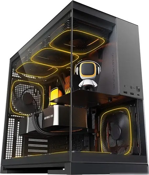 Корпус Geometric Future Model 5 5FAN (черный/серый) – фото товара