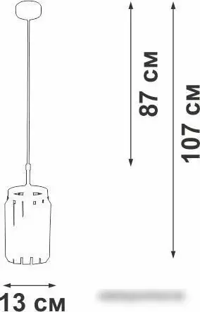 Подвесная люстра Vitaluce V5151-9/1S – фото товара