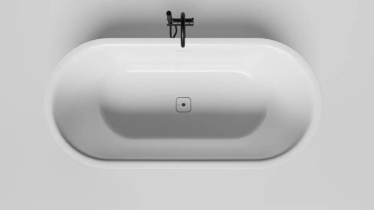 Ванна Salini Perla 170x80 1049201M (S-Stone, матовый) - фото товара