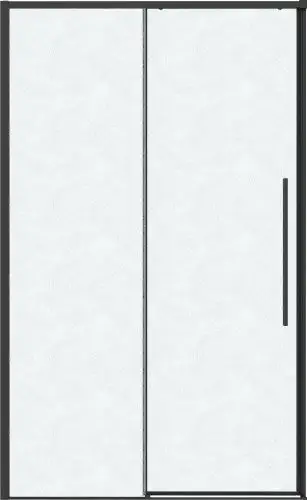 Душевая дверь Grossman Galaxy 80x195 1/2.K33.01.80L.21.02 (черный матовый/стекло шиншилла) - изображение в каталоге