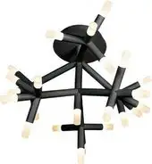 Люстра средней высоты iLedex Savage FS-017-X25 BK – изображение в каталоге