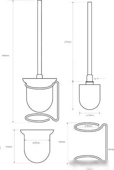 Ершик для унитаза Bemeta Omega 104113102 – фото товара