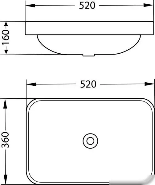 Умывальник Lauter 21441A + Sky 21CK533C с сифоном 21635CH (хром) - фото товара