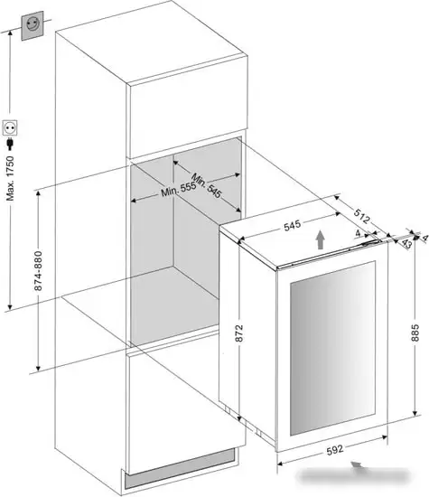Винный шкаф Dunavox DAVG-49.116DOP.TO — фото товара