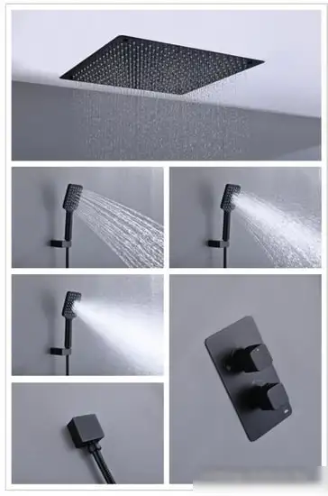 Душевая система Timo Petruma SX-5029/03SM (черный) - фото товара