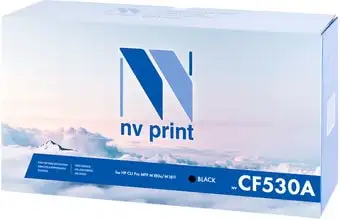 Картридж NV Print NV-CF530ABk (аналог HP CF530A) – изображение в каталоге