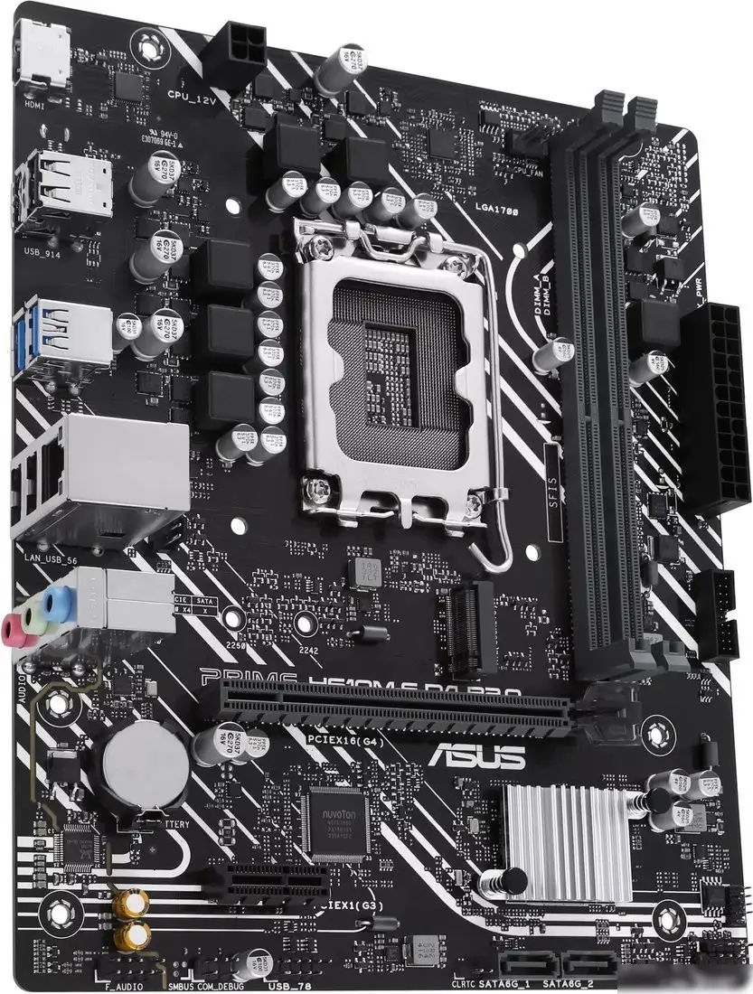 Материнская плата ASUS Prime H610M-F D4 R2.0 – фото товара