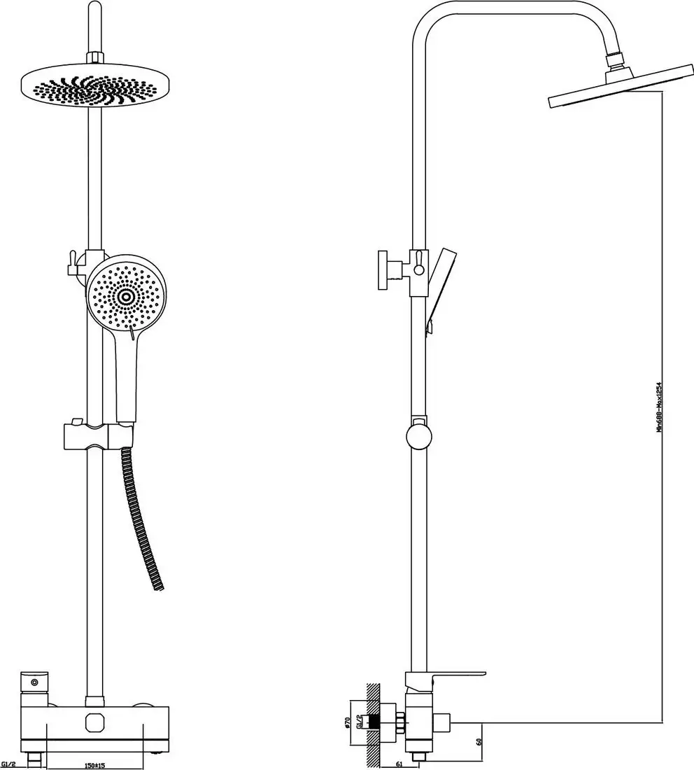 Душевая система Lauter Brook 21CK691C-24 - фото товара