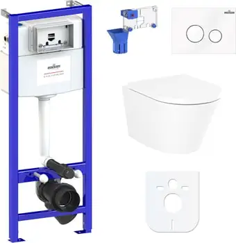 Унитаз Lavinia Boho Biore Compacto Rimless 7 в 1 87040095 (белое стекло) - изображение в каталоге