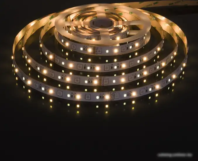 Светодиодная лента Elektrostandard 24V 16W 90Led 5050+2835+2835 IP20 MIX RGB/теплый белый/холодный белый, 5м a053707 – фото товара